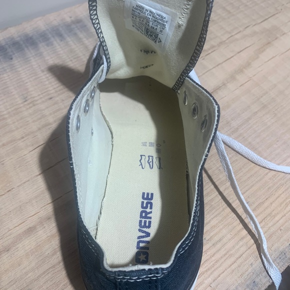 Converse Chuck Taylor All Star Low Top Black Sneakers SZ women 8.5 mens 6.5 - Picture 7 of 7